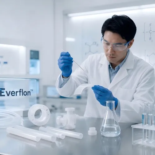 Fluoropolímeros Everflon™ para Engenharia e Processamento Químico