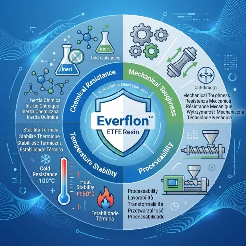 Descubra as Propriedades Essenciais da Resina Everflon™ ETFE