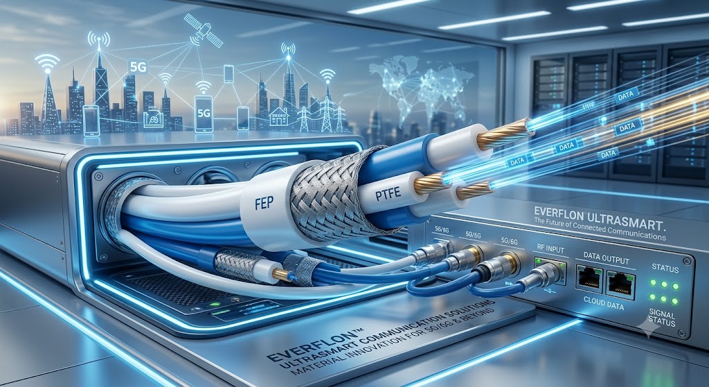 Impulsionando o Futuro da Conectividade: O Papel dos Fluoropolímeros Everflon™